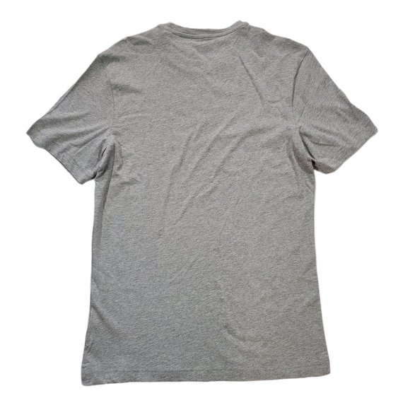 Reebok T-Shirts Mens Training Big Logo Tee GS1614 (Size S) Medium Heather Grey/B - Picture 3 of 5